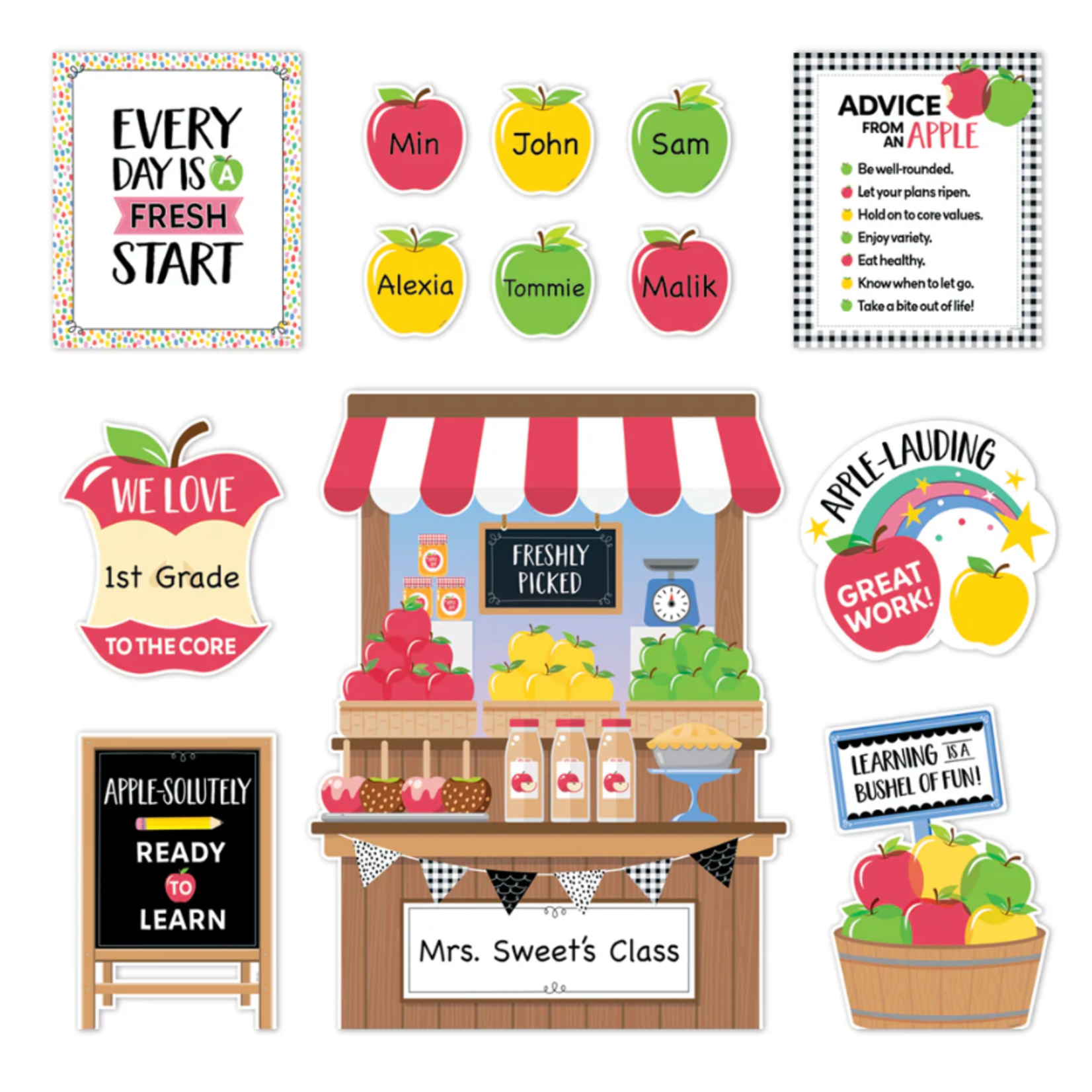 CREATIVE TEACHING PRESS Apple Time Bulletin Board