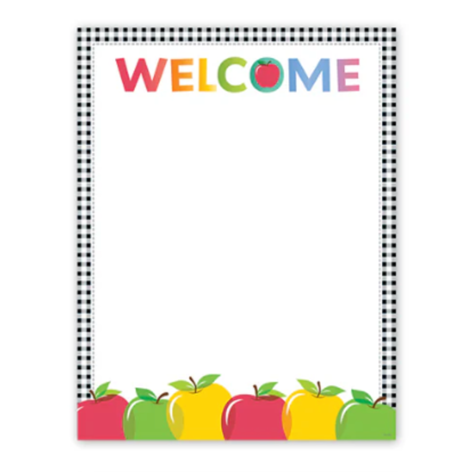 CREATIVE TEACHING PRESS Apple Time Welcome Chart