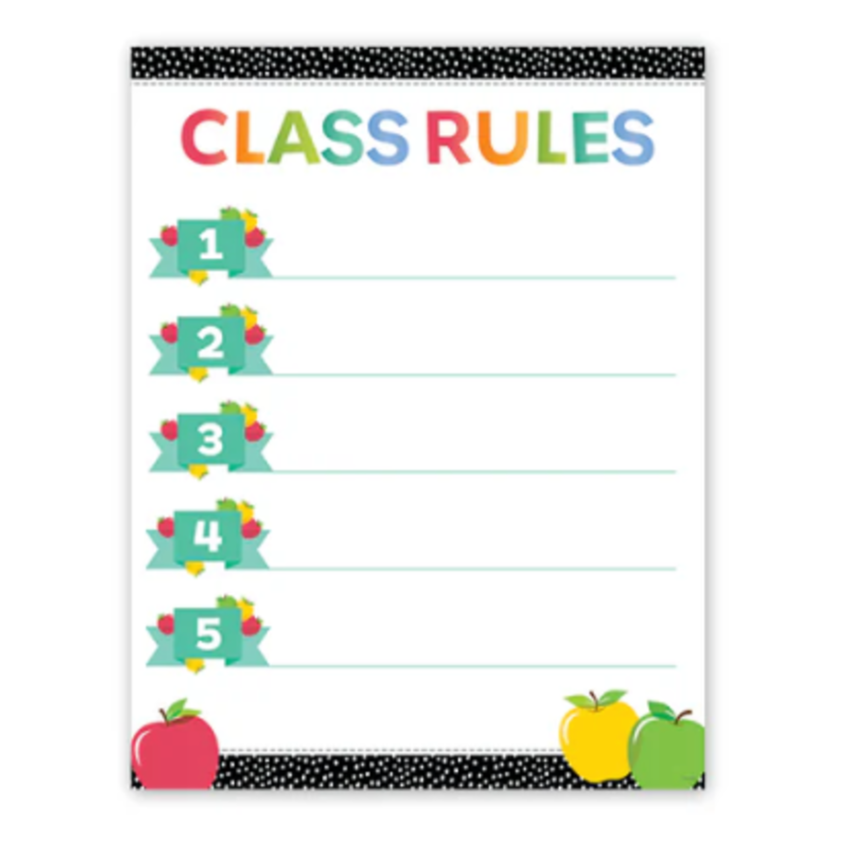 CREATIVE TEACHING PRESS Apple Time Class Rules Chart
