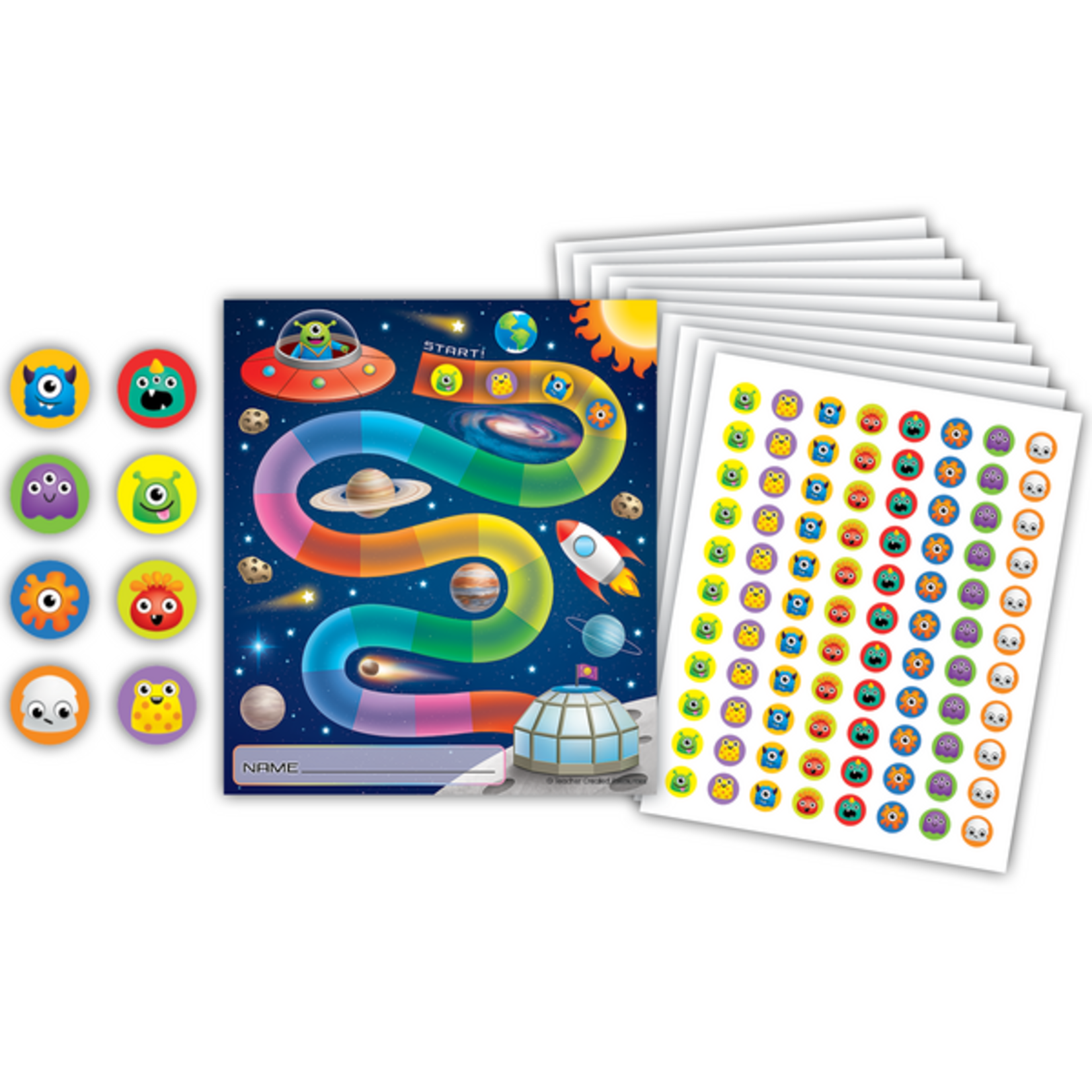 TEACHER CREATED RESOURCES Out of This World Reward Trackers with Stickers