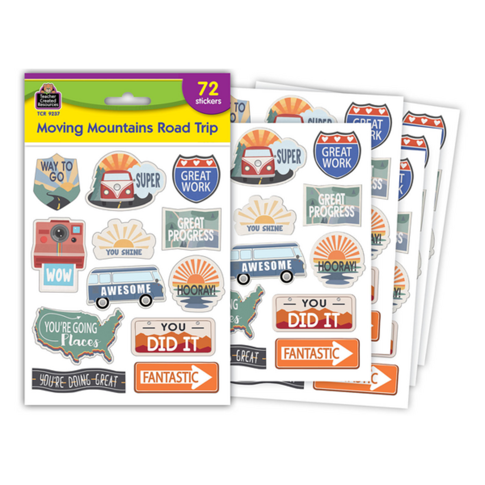TEACHER CREATED RESOURCES Moving Mountains Road Trip Stickers