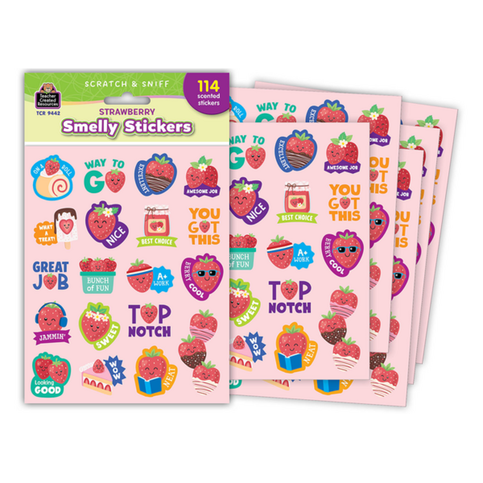 TEACHER CREATED RESOURCES Strawberry Smelly Stickers