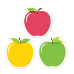 CREATIVE TEACHING PRESS Apple Time Apples 3" Designer Cut-Outs