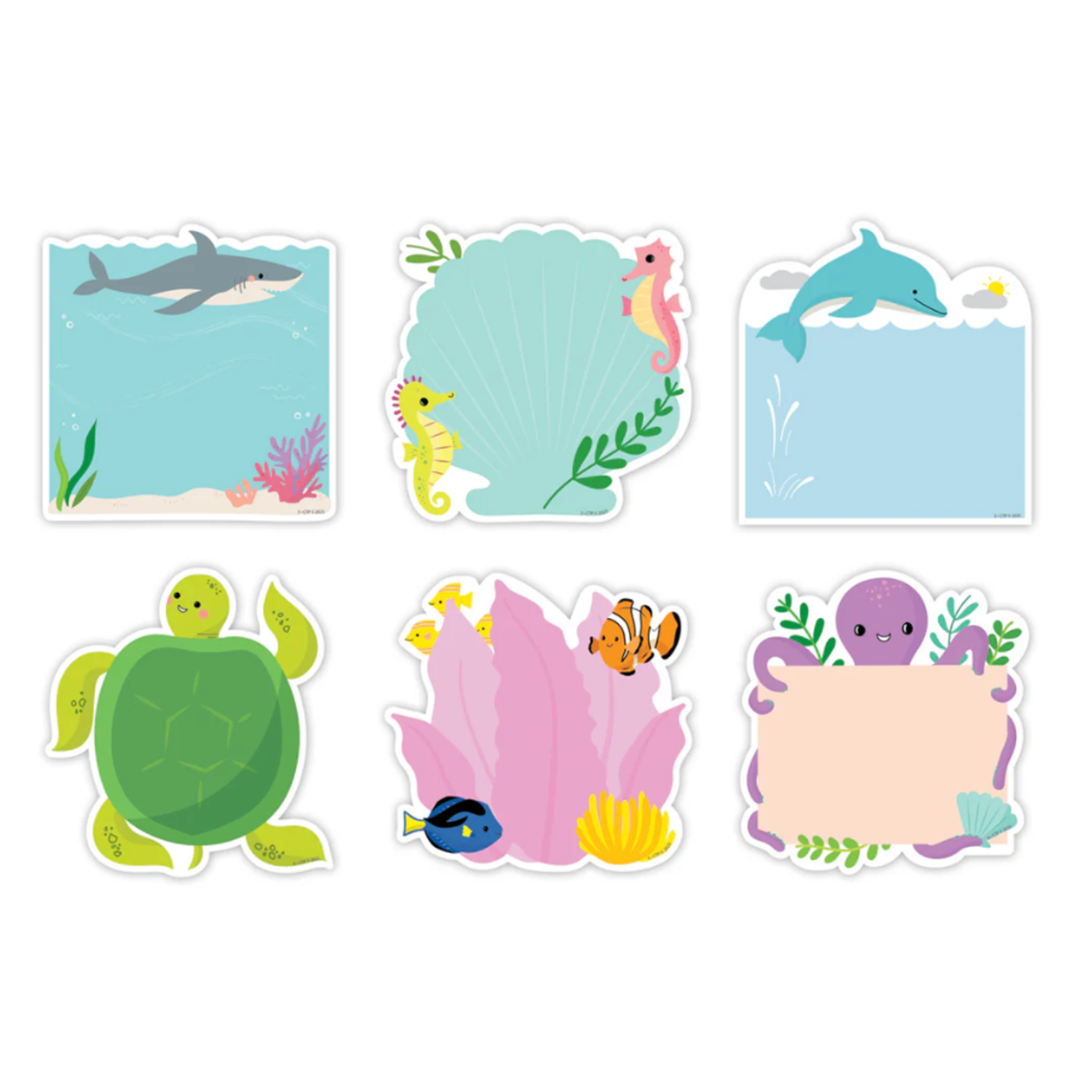 CREATIVE TEACHING PRESS Sea Friends 6" Designer Cut-Outs