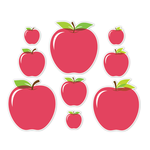 CREATIVE TEACHING PRESS Apple Time Apples 10" Designer Cut-Outs