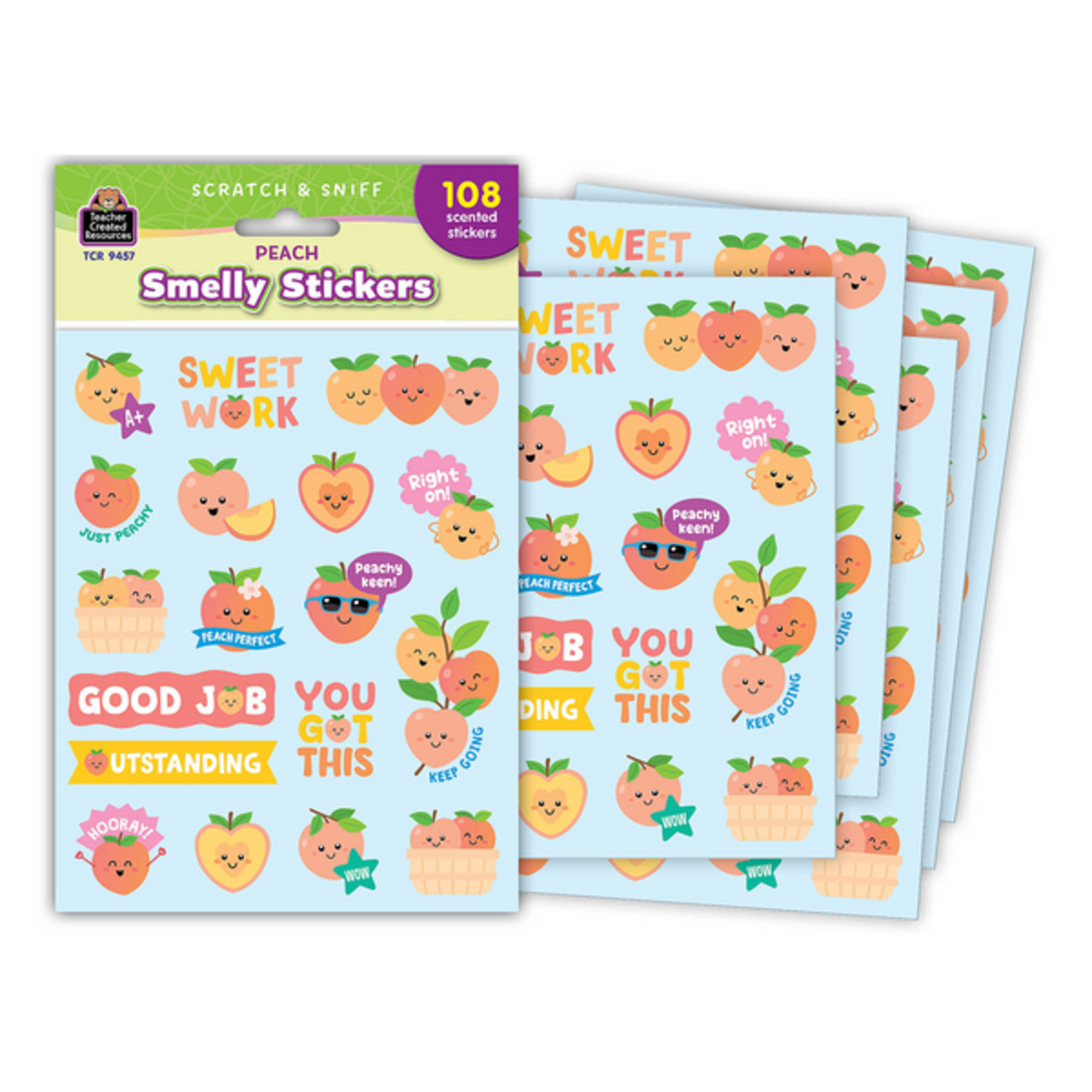 TEACHER CREATED RESOURCES Peach Smelly Stickers