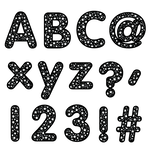 CREATIVE TEACHING PRESS Core Decor Stars on Black Designer Letters
