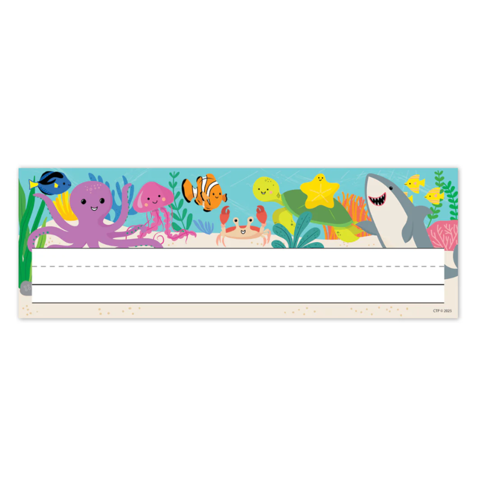 CREATIVE TEACHING PRESS Sea Friends Name Plates