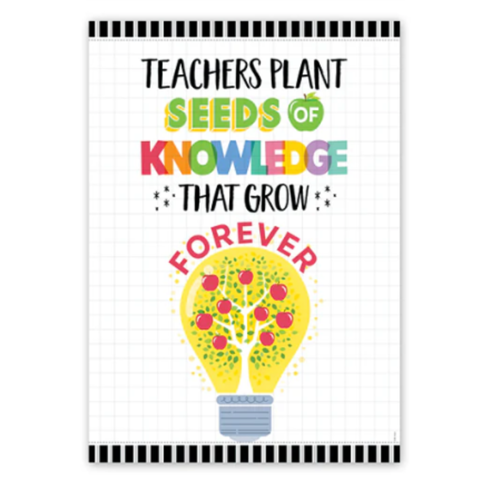CREATIVE TEACHING PRESS Apple Time Inspire U: Teachers plant seeds... Poster