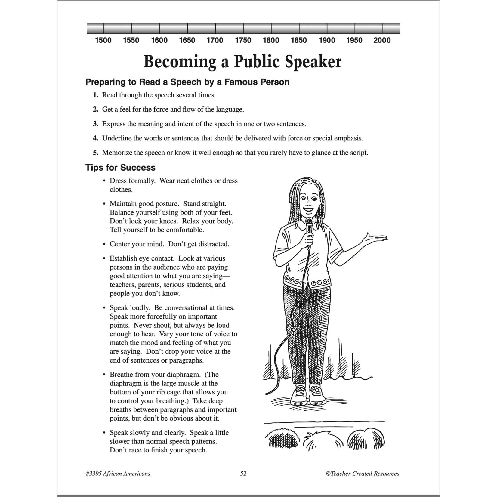 TEACHER CREATED RESOURCES Spotlight On America: African Americans Grade 5-8