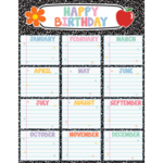 TEACHER CREATED RESOURCES Cool for School Composition Happy Birthday Chart