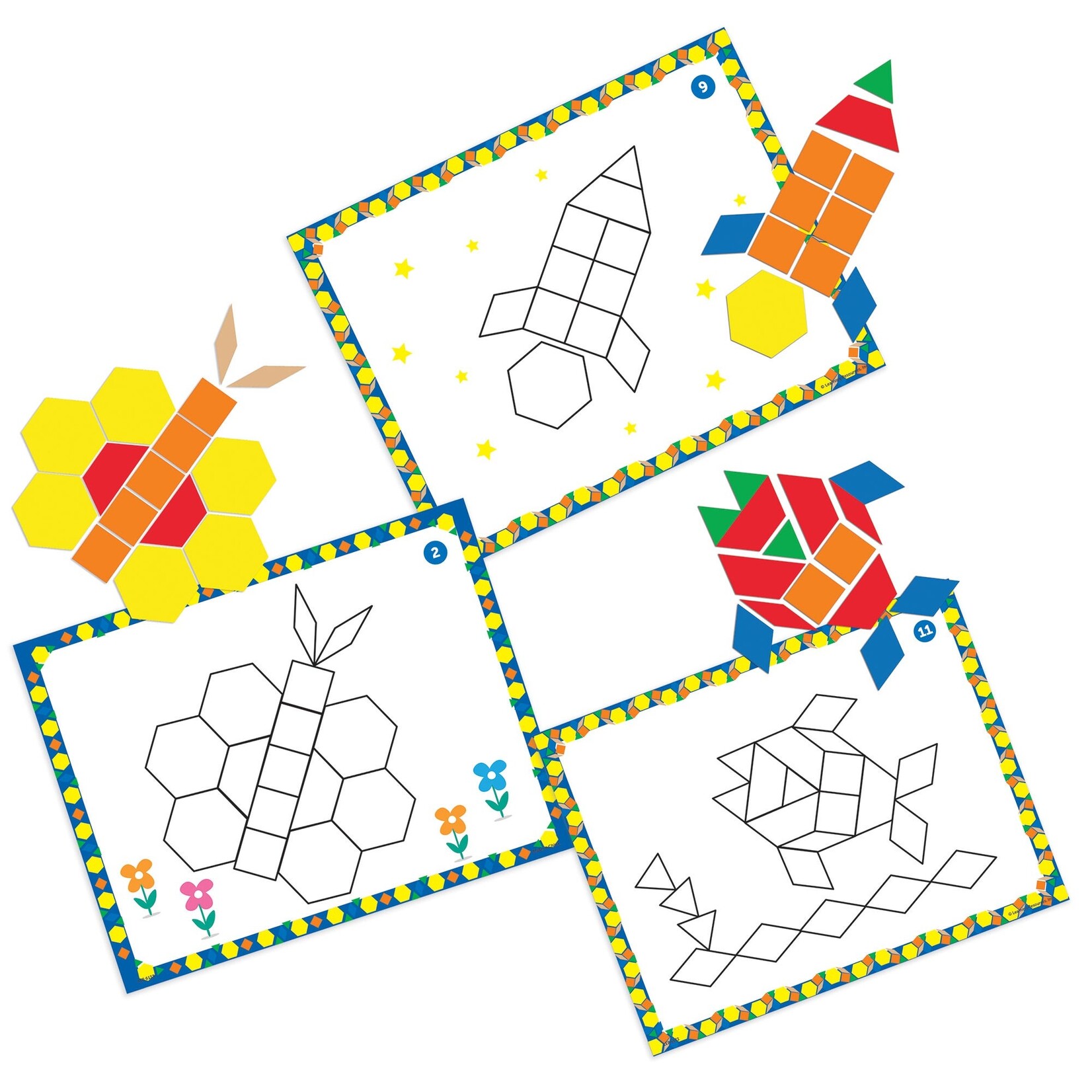 LEARNING RESOURCES INC Pattern Block Activity Set