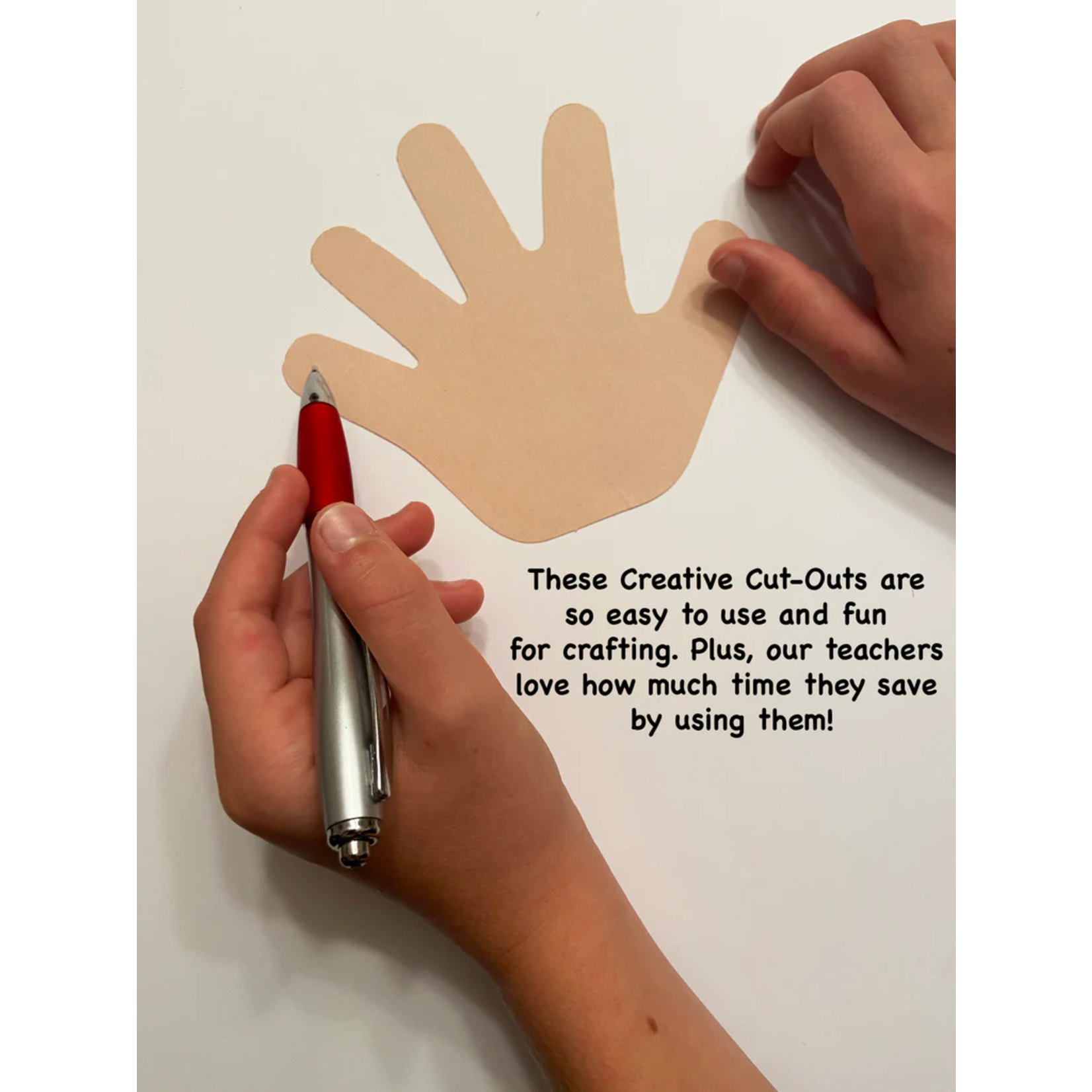 Hand Multicultural Cut-Outs- 5.5