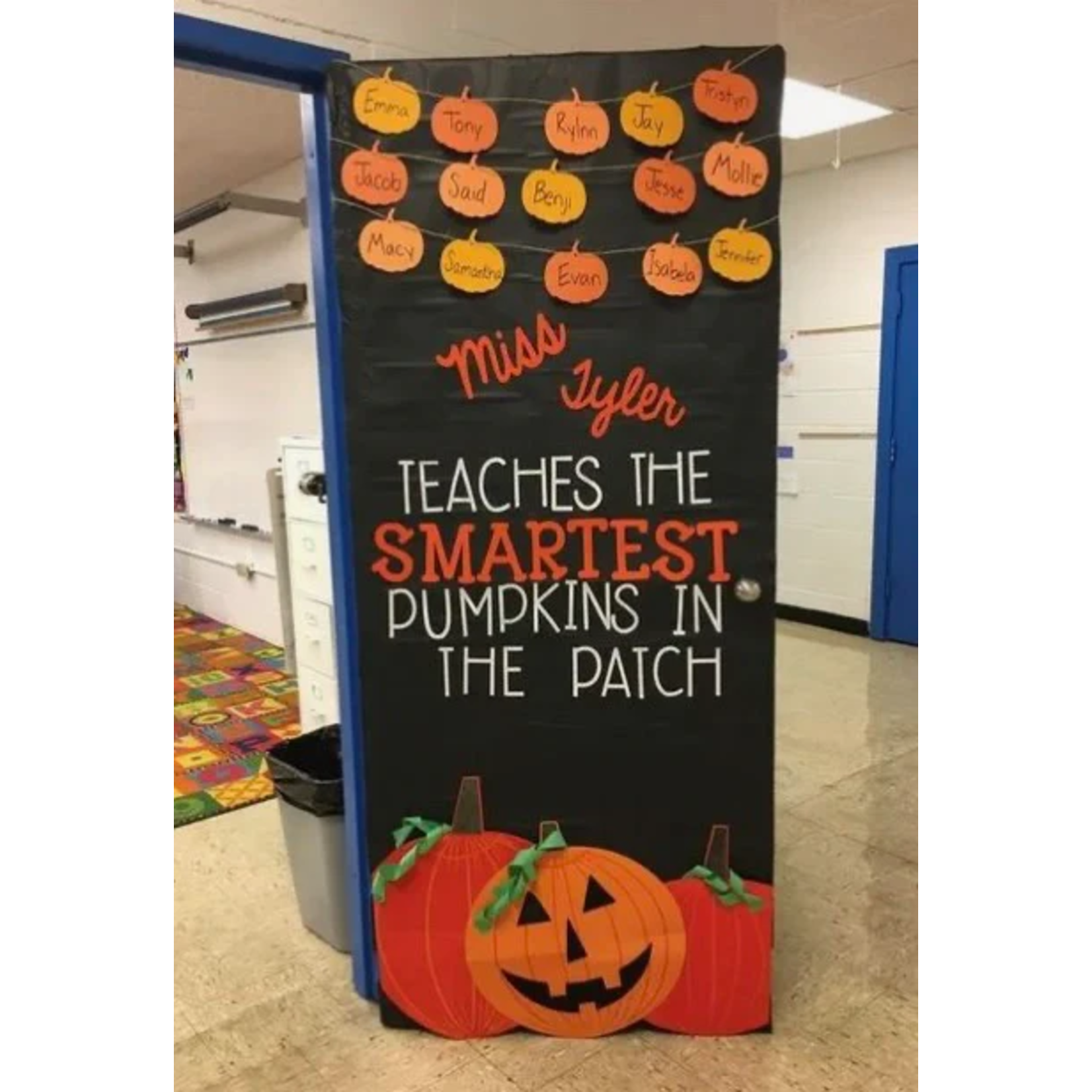 Large Single Color Cut-Out - Orange Pumpkin