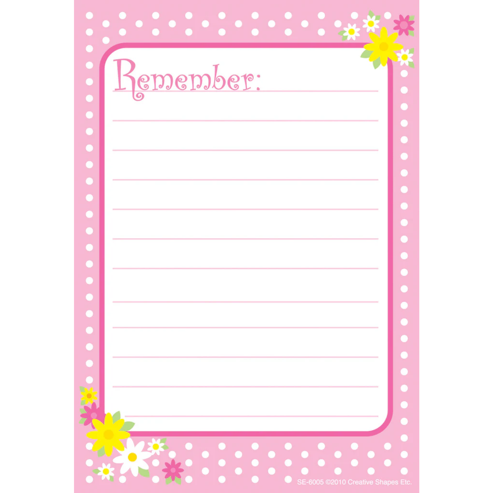 Notes & Quotes - Remember Polka Dots