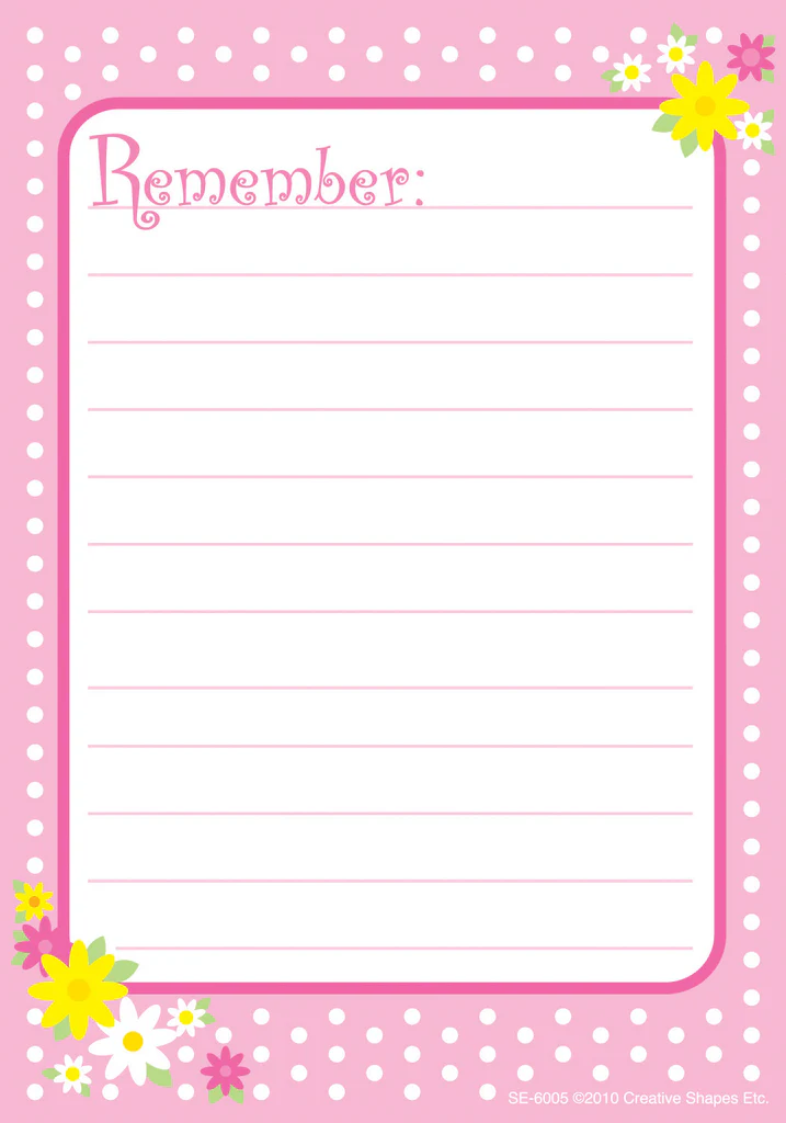 Notes & Quotes - Remember Polka Dots - Educational Outfitters