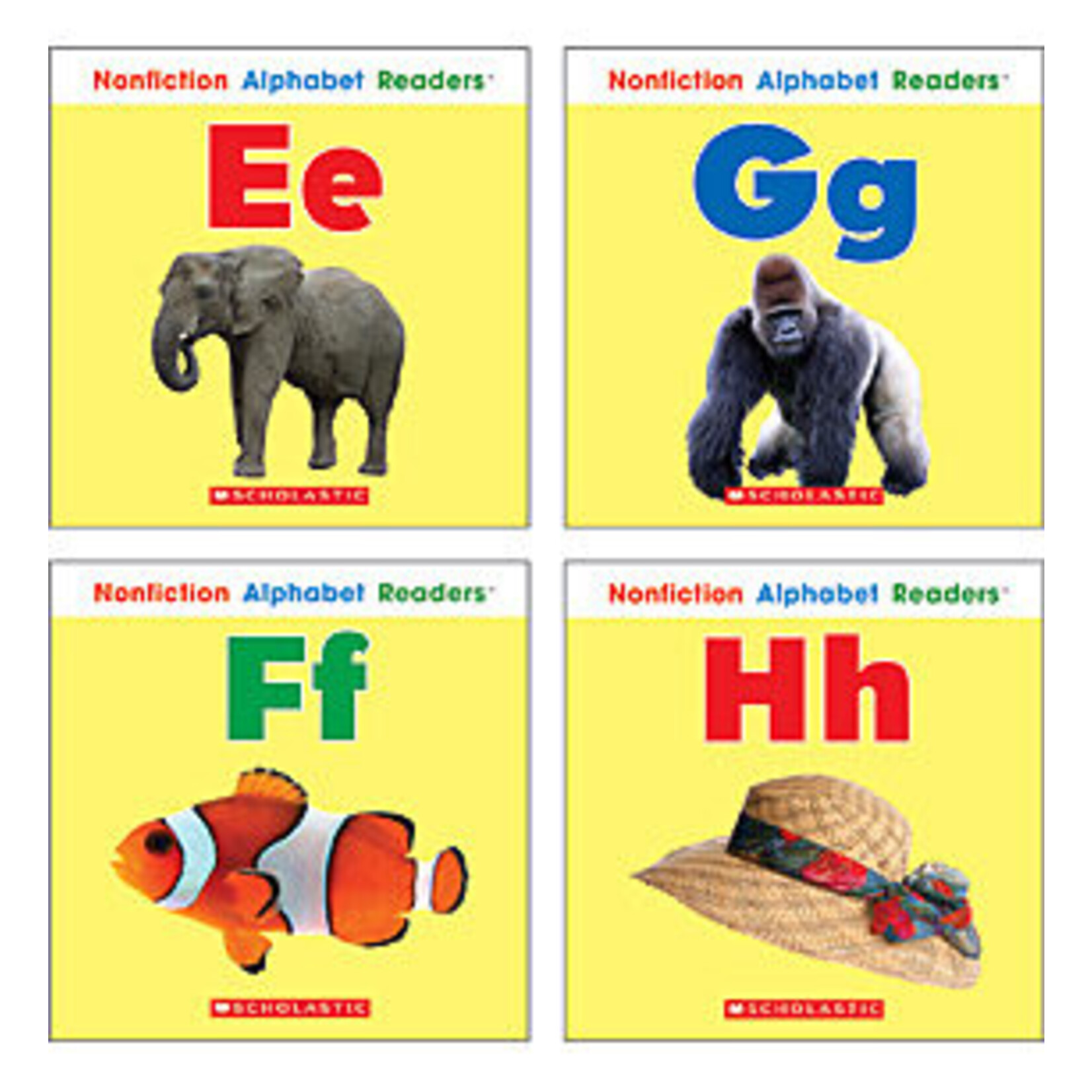 SCHOLASTIC TEACHING RESOURCES Nonfiction Alphabet Readers Ages 3-6