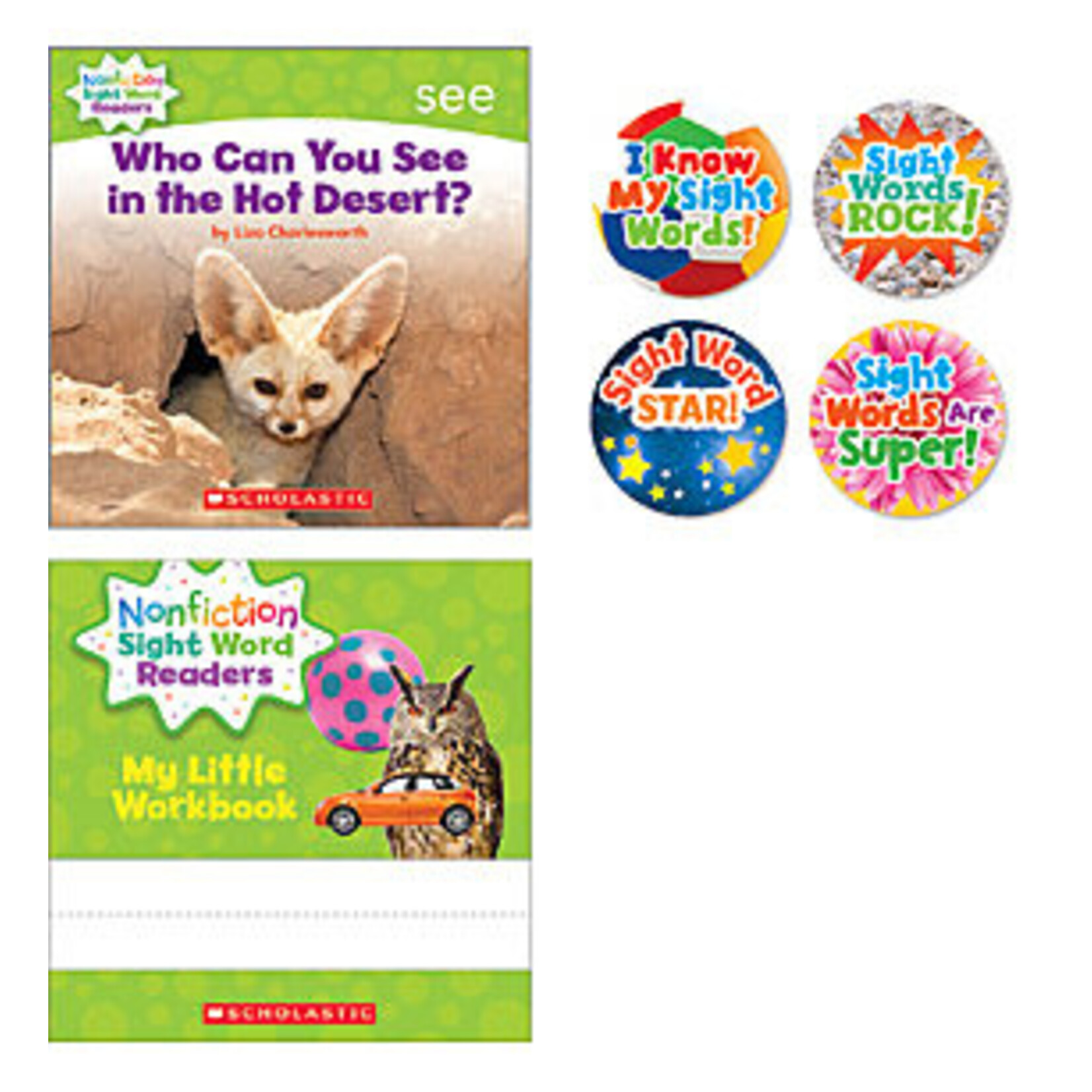 SCHOLASTIC TEACHING RESOURCES Nonfiction Sight Word Readers Level C