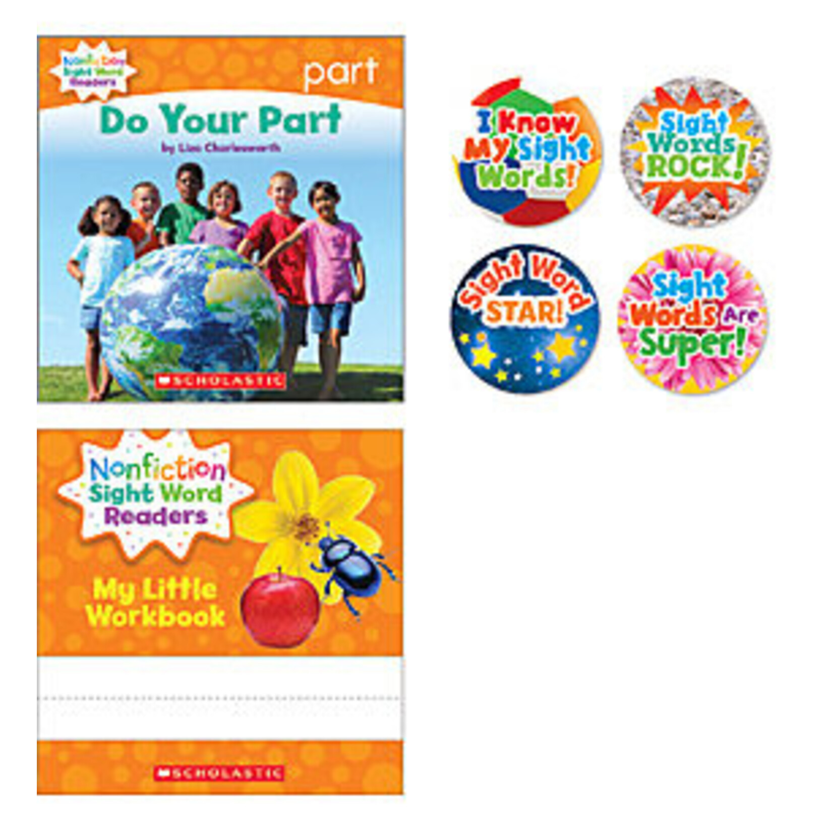 SCHOLASTIC TEACHING RESOURCES Nonfiction Sight Word Readers Level D