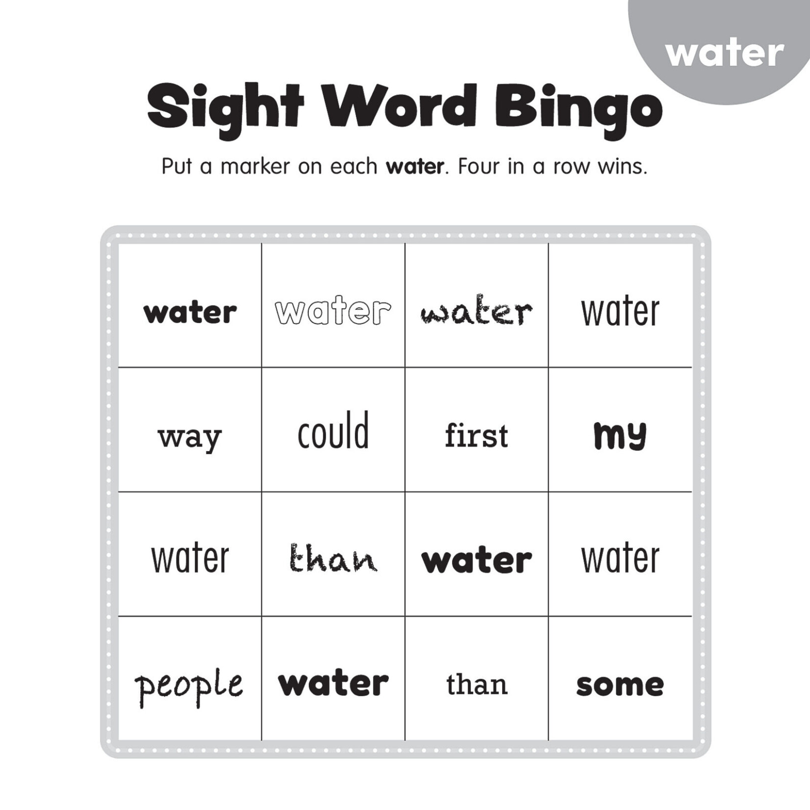 SCHOLASTIC TEACHING RESOURCES Sight Word Stories Level D