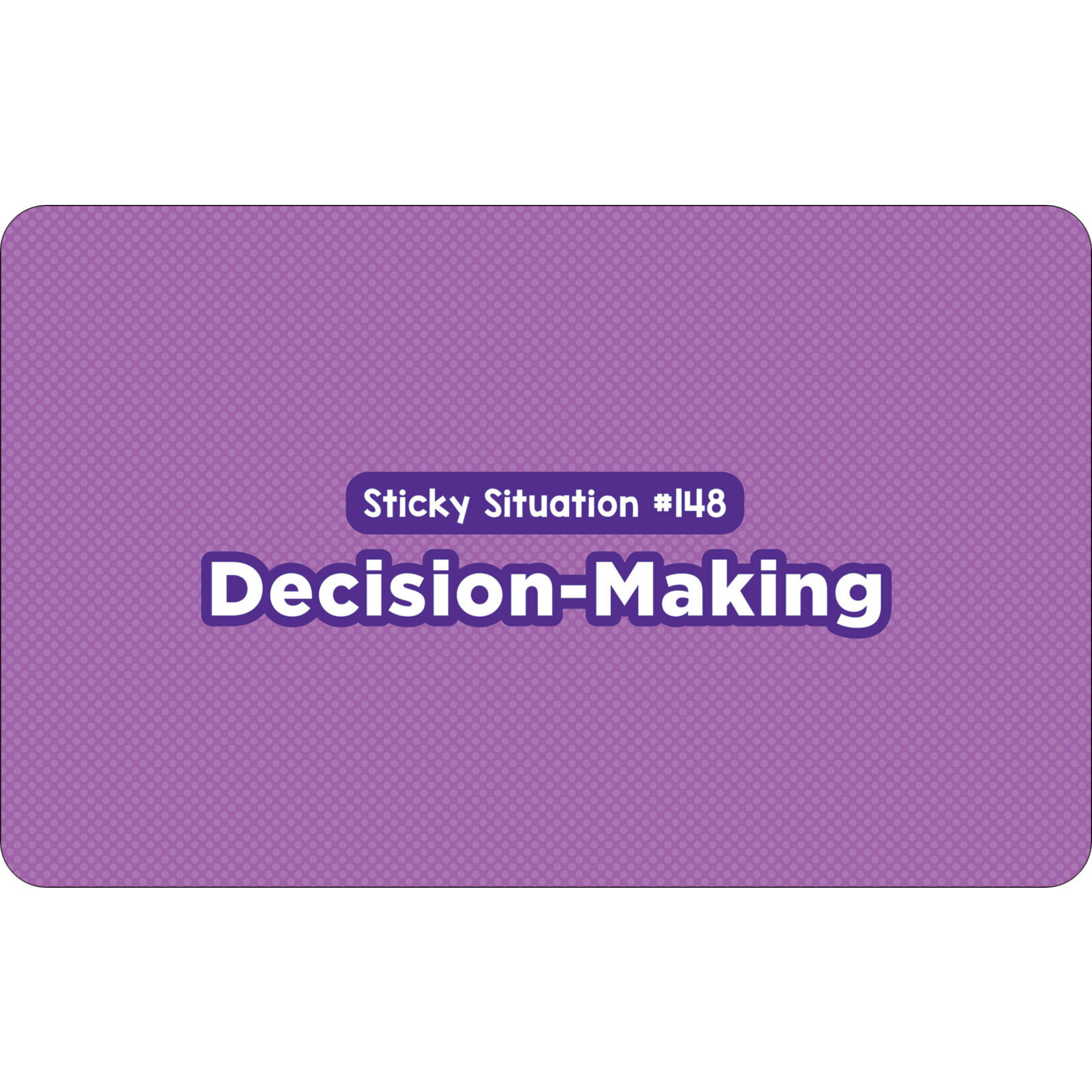 SCHOLASTIC TEACHING RESOURCES Sticky Situation Cards Grades 1-3