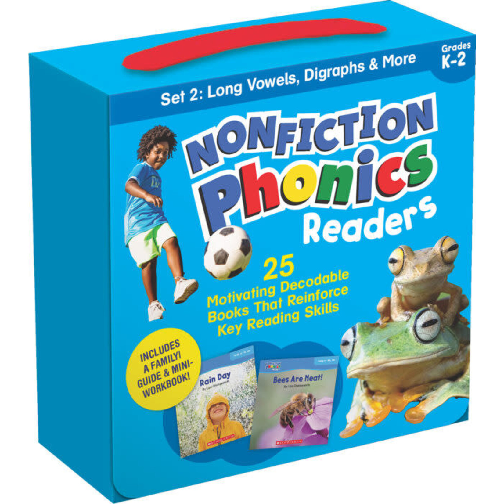 SCHOLASTIC TEACHING RESOURCES Nonfiction Phonics Readers Set 2: Long Vowels, Digraphs & More