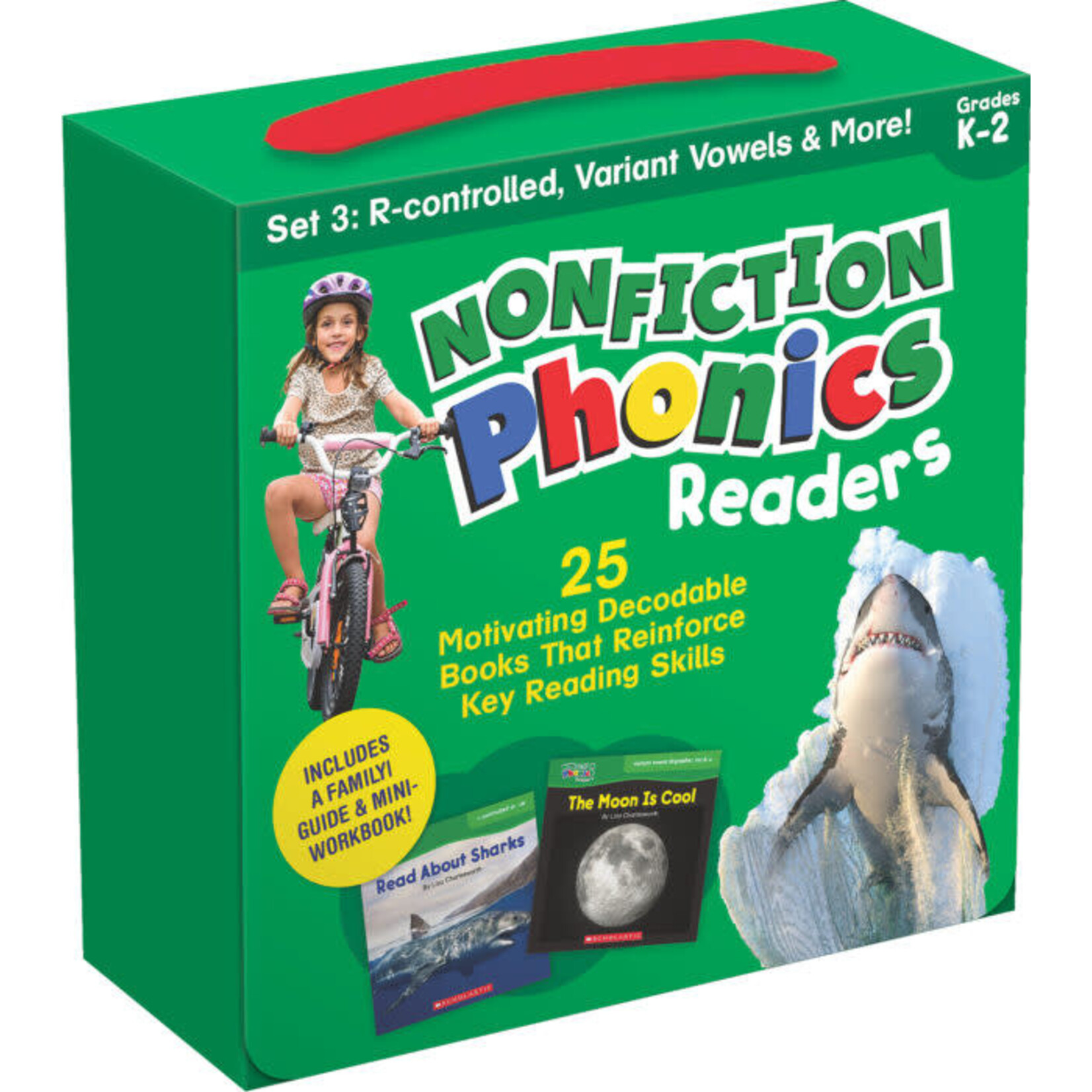 SCHOLASTIC TEACHING RESOURCES Nonfiction Phonics Readers Set 3: Controlled Vowels, Variant Vowels & More