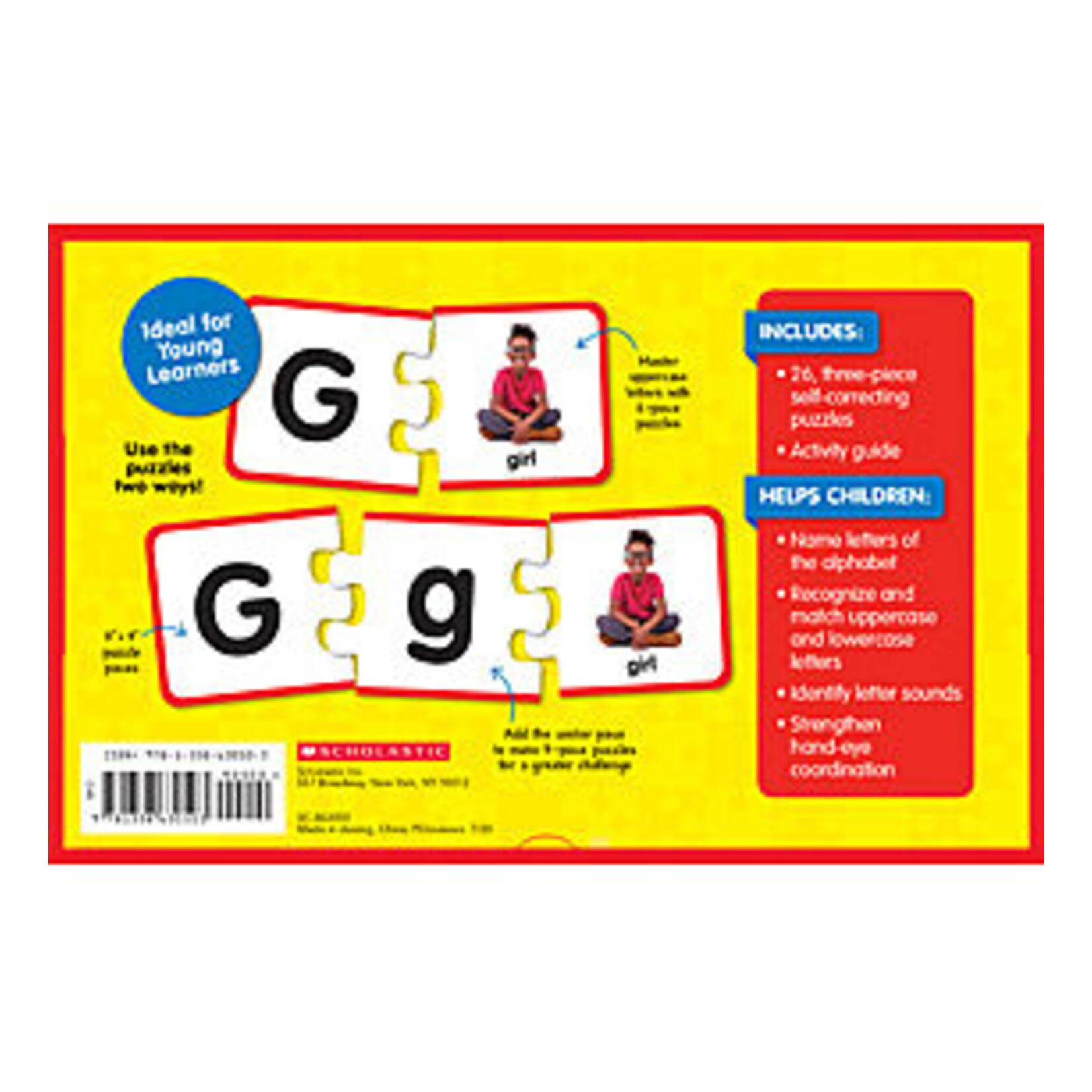 SCHOLASTIC TEACHING RESOURCES First Learning Puzzles: Alphabet