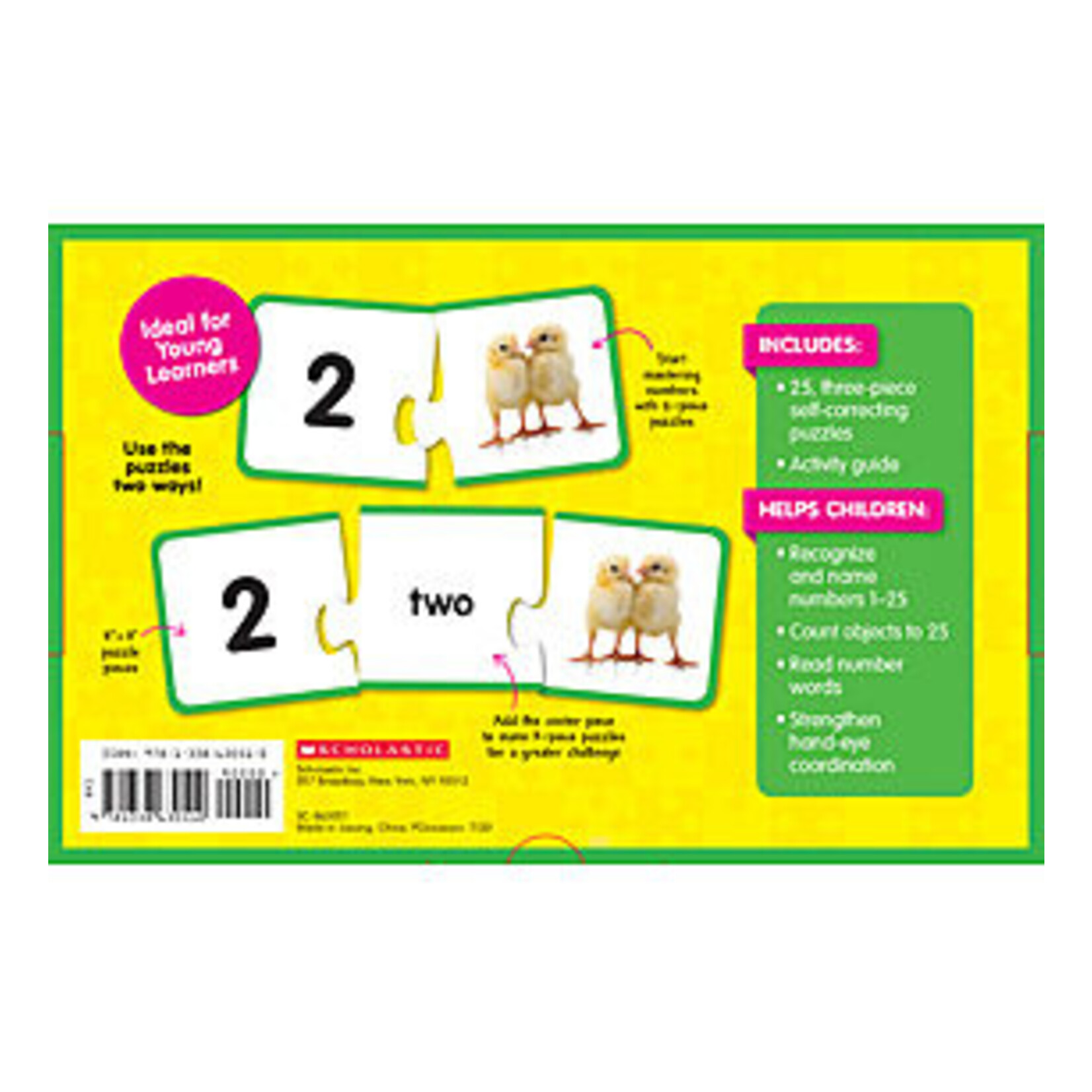 SCHOLASTIC TEACHING RESOURCES First Learning Puzzles: Numbers