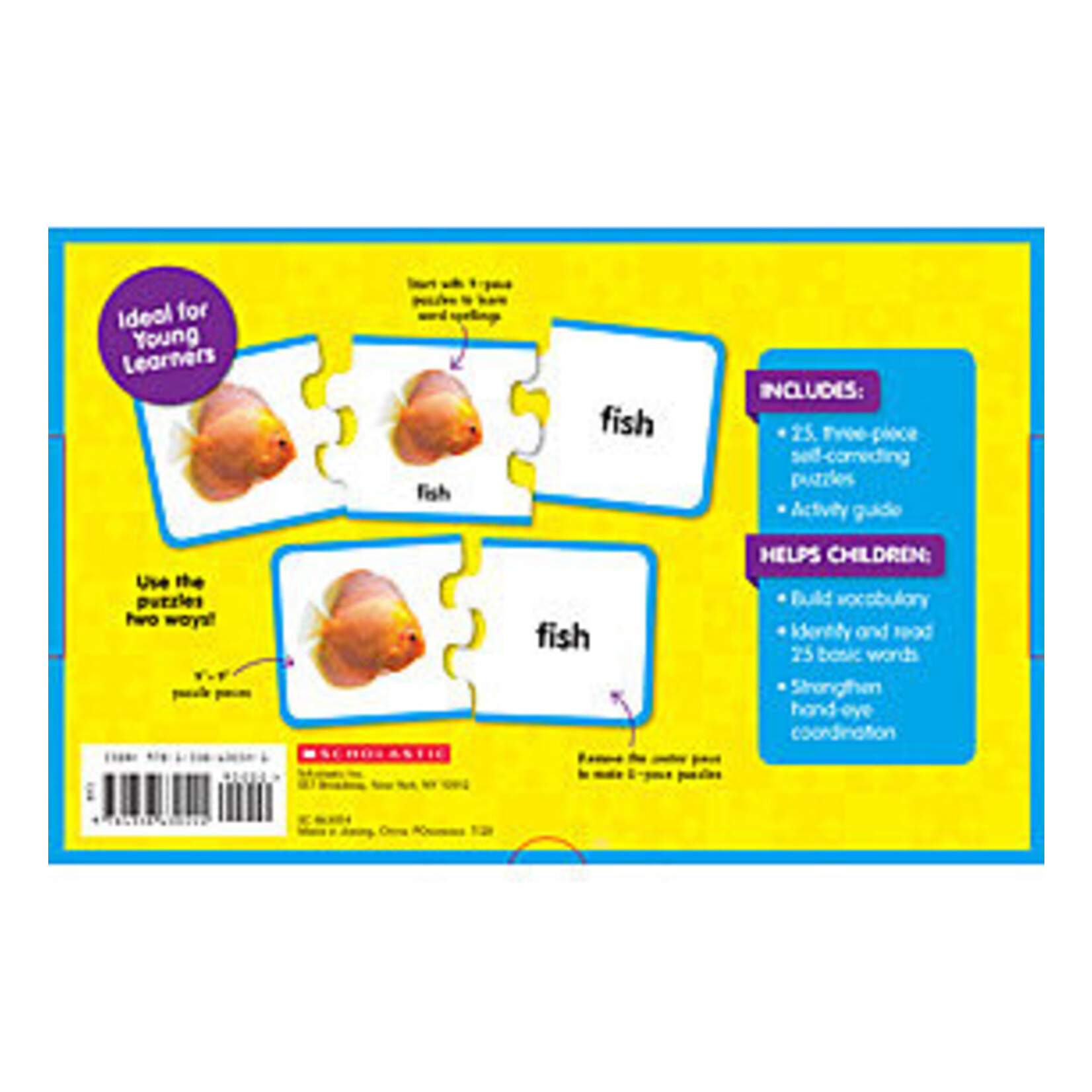 SCHOLASTIC TEACHING RESOURCES First Learning Puzzles: First Words