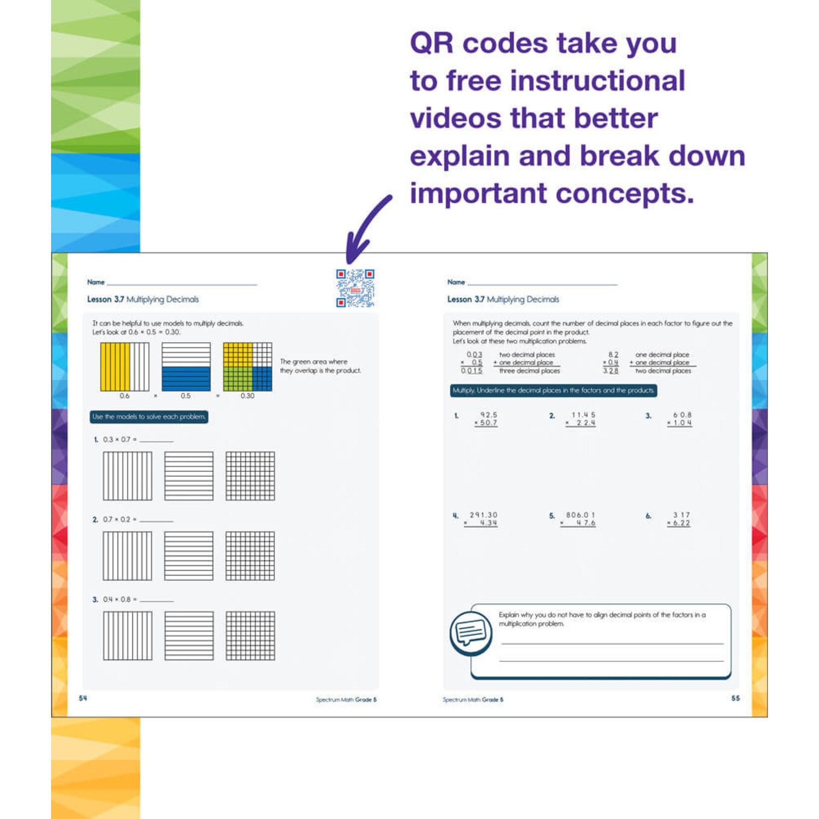 CARSON DELLOSA PUBLISHING CO Spectrum Math Workbook Grade 5
