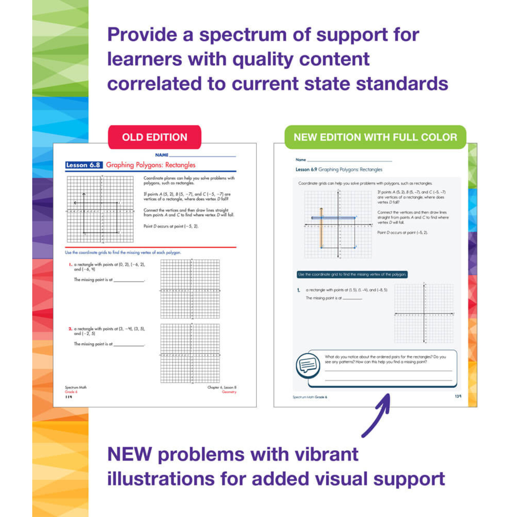 CARSON DELLOSA PUBLISHING CO Spectrum Math Workbook Grade 6