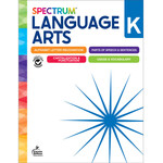 CARSON DELLOSA PUBLISHING CO Spectrum Language Arts Workbook Grade K