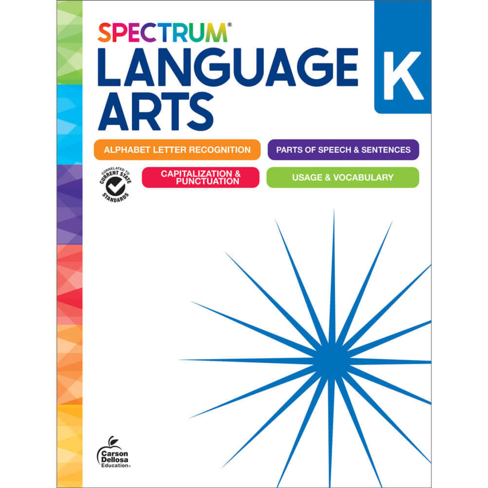 CARSON DELLOSA PUBLISHING CO Spectrum Language Arts Workbook Grade K