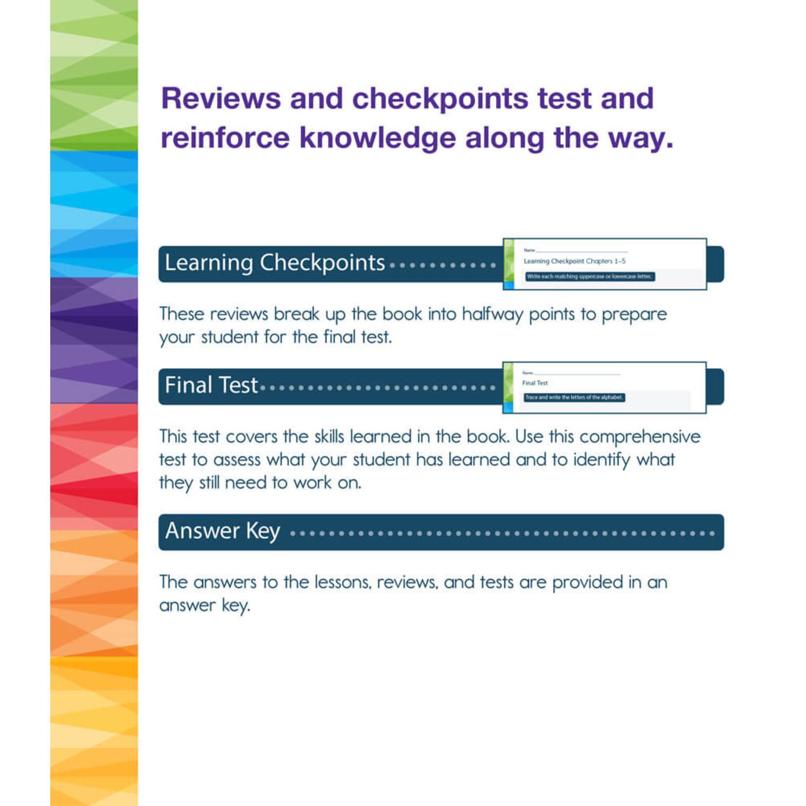 CARSON DELLOSA PUBLISHING CO Spectrum Language Arts Workbook Grade K