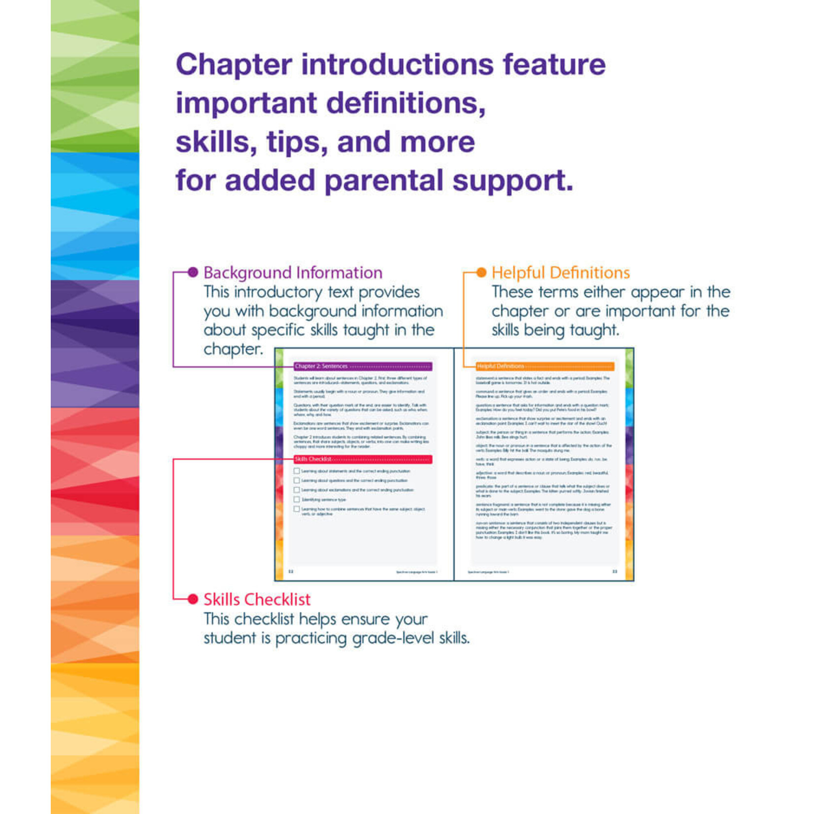 CARSON DELLOSA PUBLISHING CO Spectrum Language Arts Workbook Grade 1