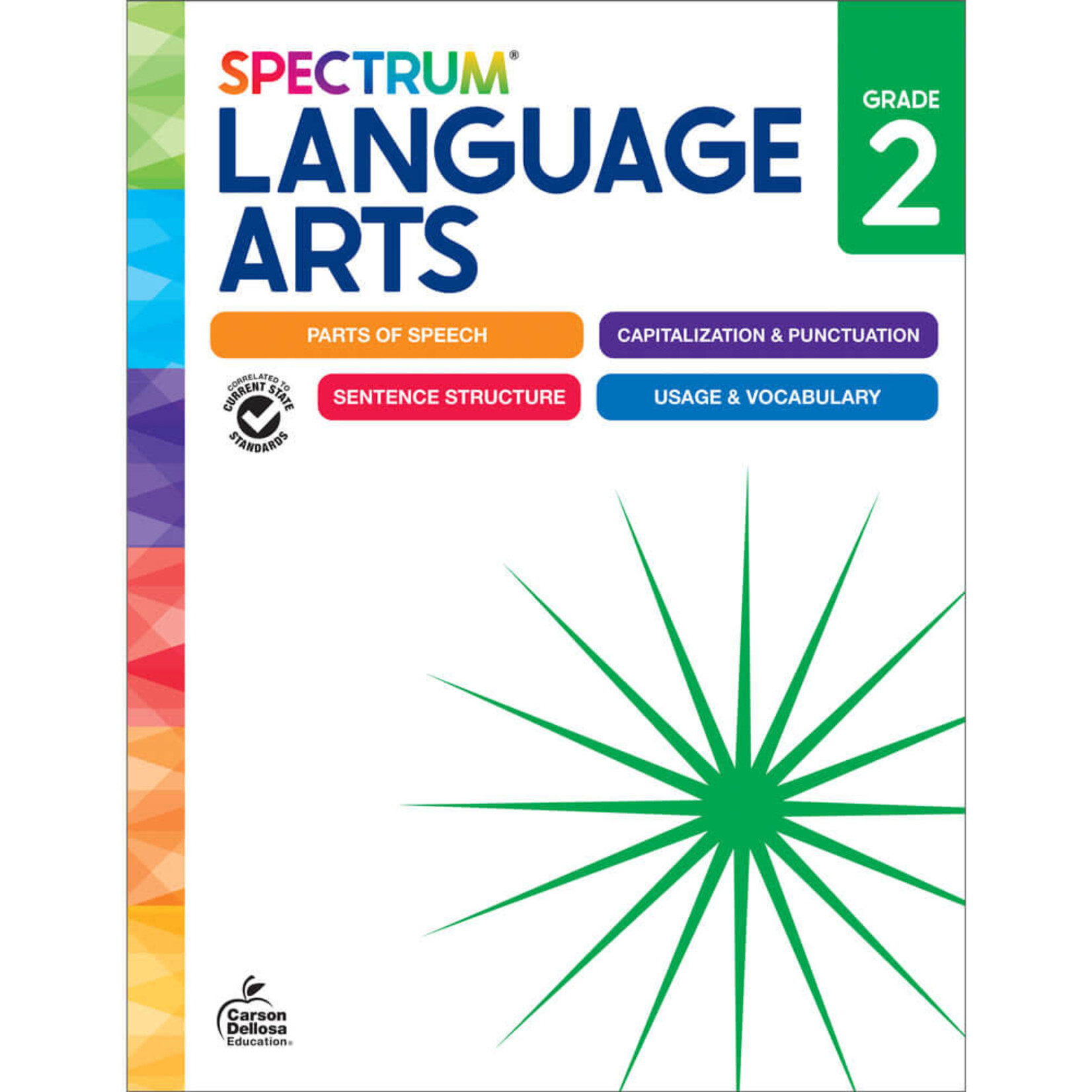 CARSON DELLOSA PUBLISHING CO Spectrum Language Arts Workbook Grade 2