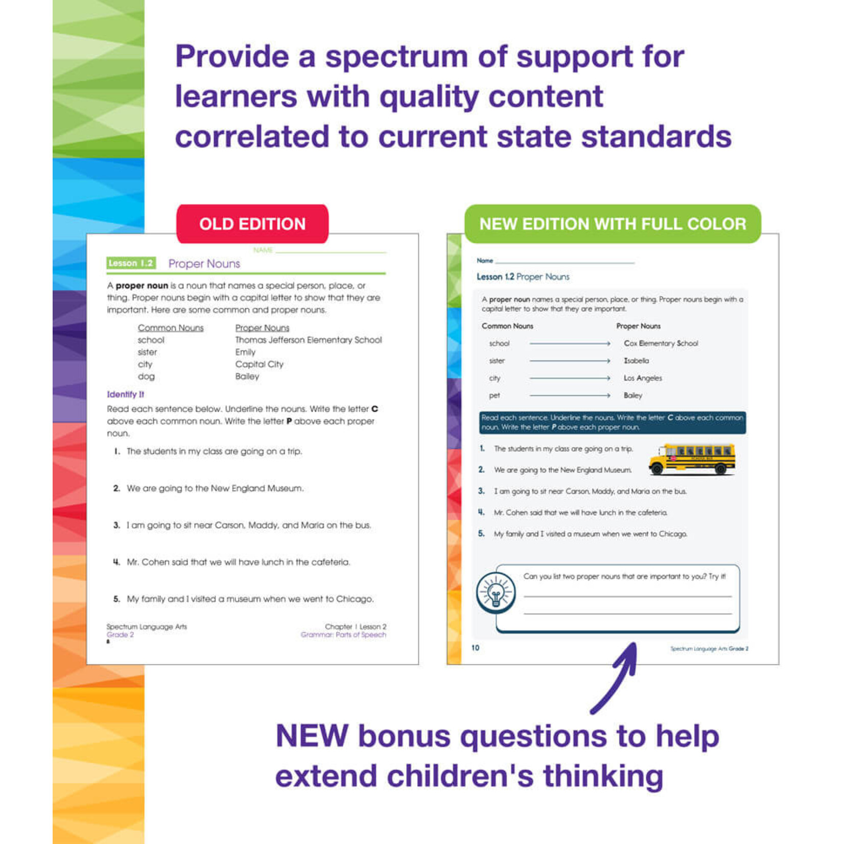 CARSON DELLOSA PUBLISHING CO Spectrum Language Arts Workbook Grade 2