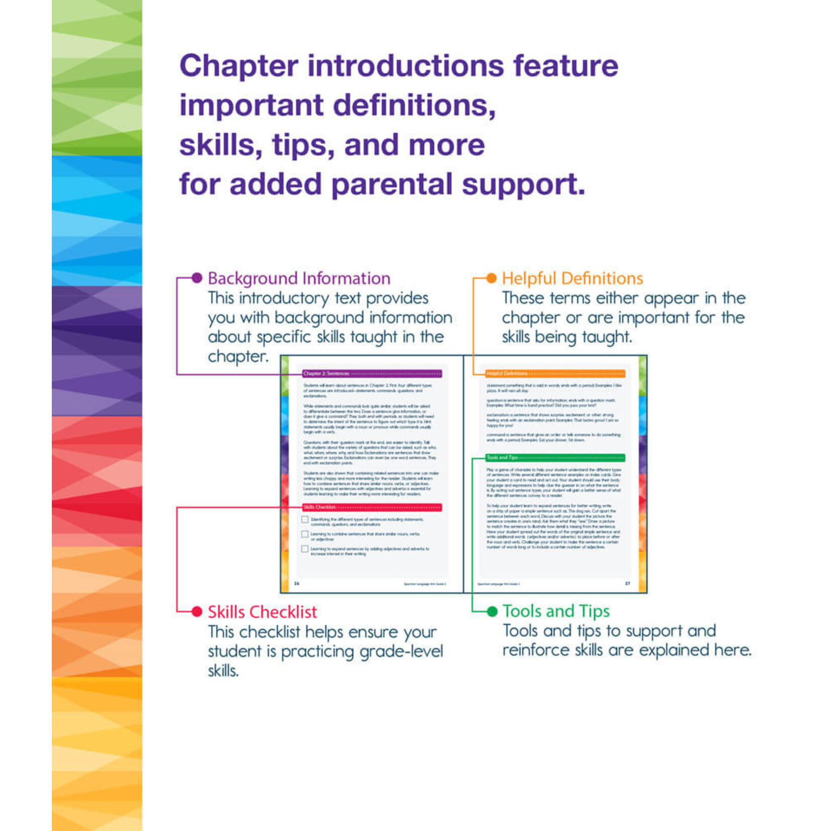 CARSON DELLOSA PUBLISHING CO Spectrum Language Arts Workbook Grade 2
