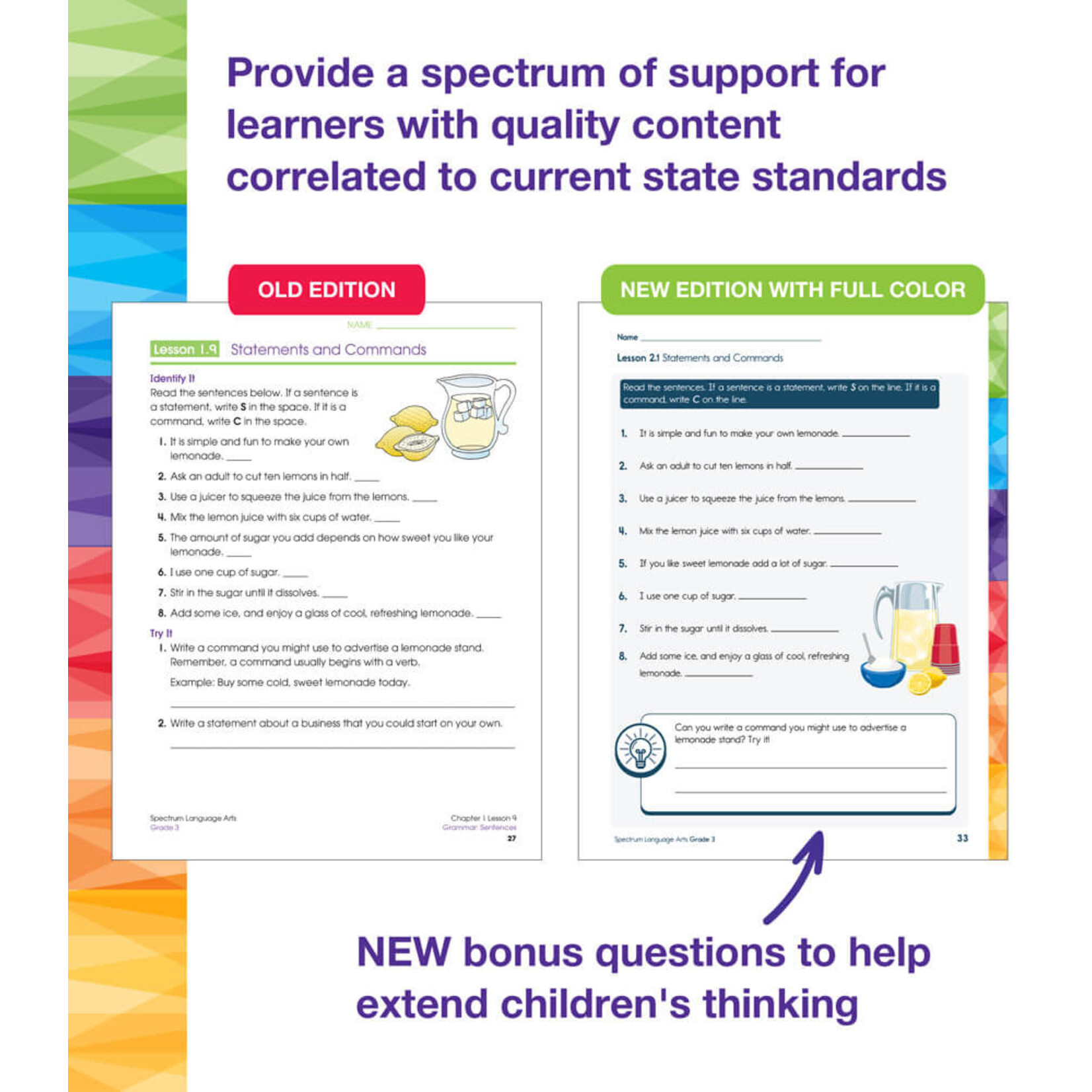 CARSON DELLOSA PUBLISHING CO Spectrum Language Arts Workbook Grade 3