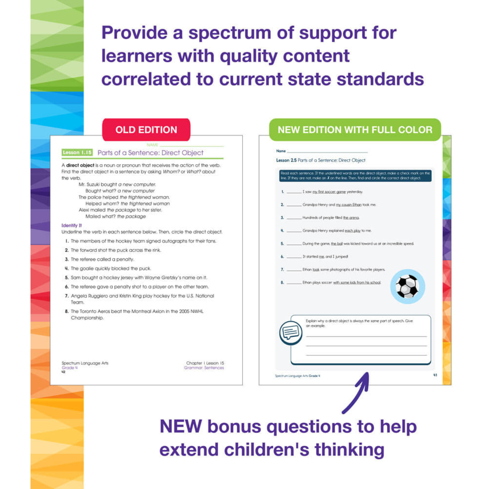 CARSON DELLOSA PUBLISHING CO Spectrum Language Arts Workbook Grade 4