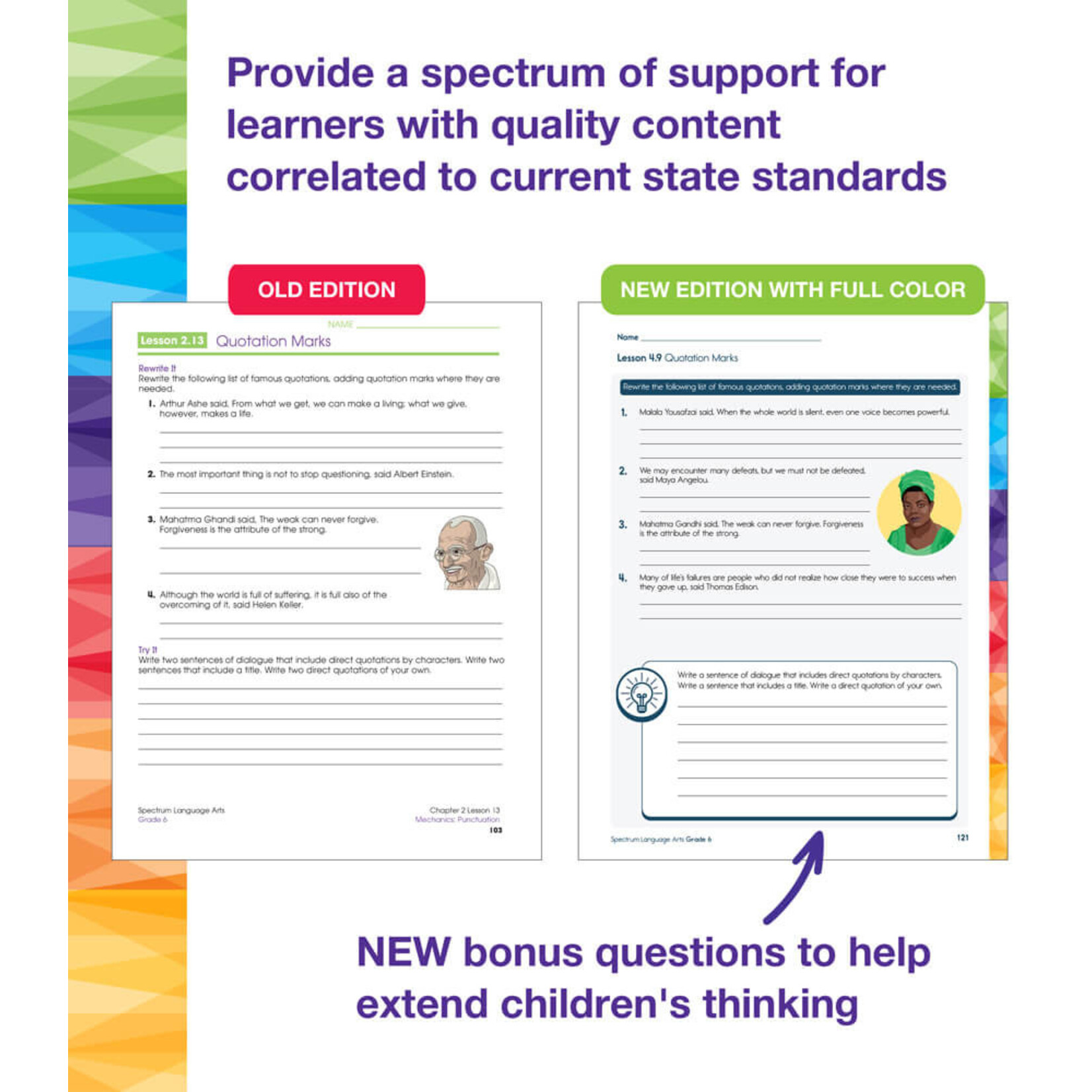 CARSON DELLOSA PUBLISHING CO Spectrum Language Arts Workbook Grade 6