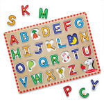See-Inside Alphabet Peg Puzzle - 26 pieces