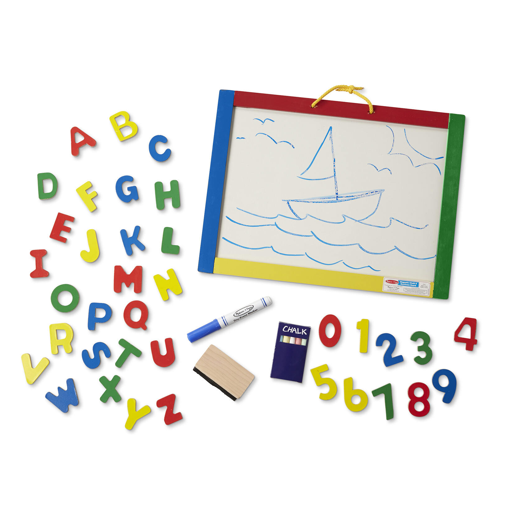 Magnetic Chalk and Dry-Erase Board