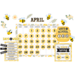 TEACHER CREATED RESOURCES Buzzing Bees Calendar Bulletin Board
