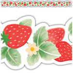 CREATIVE TEACHING PRESS Strawberry Patch Die-Cut Border Trim