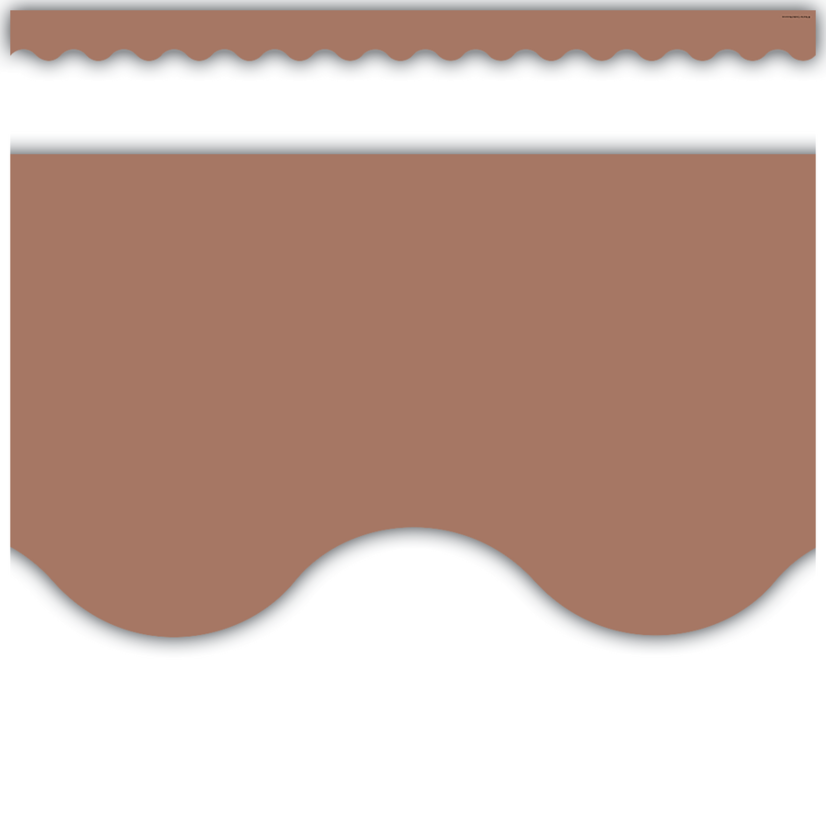 TEACHER CREATED RESOURCES Mocha Scalloped Border Trim