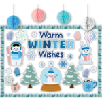 TEACHER CREATED RESOURCES Warm Winter Wishes Create & Decorate Quick Kit