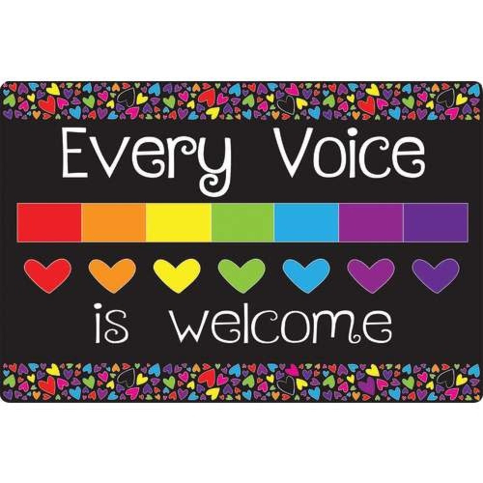 ASHLEY INCORPORATED Every Voice Is Welcome Here Mat