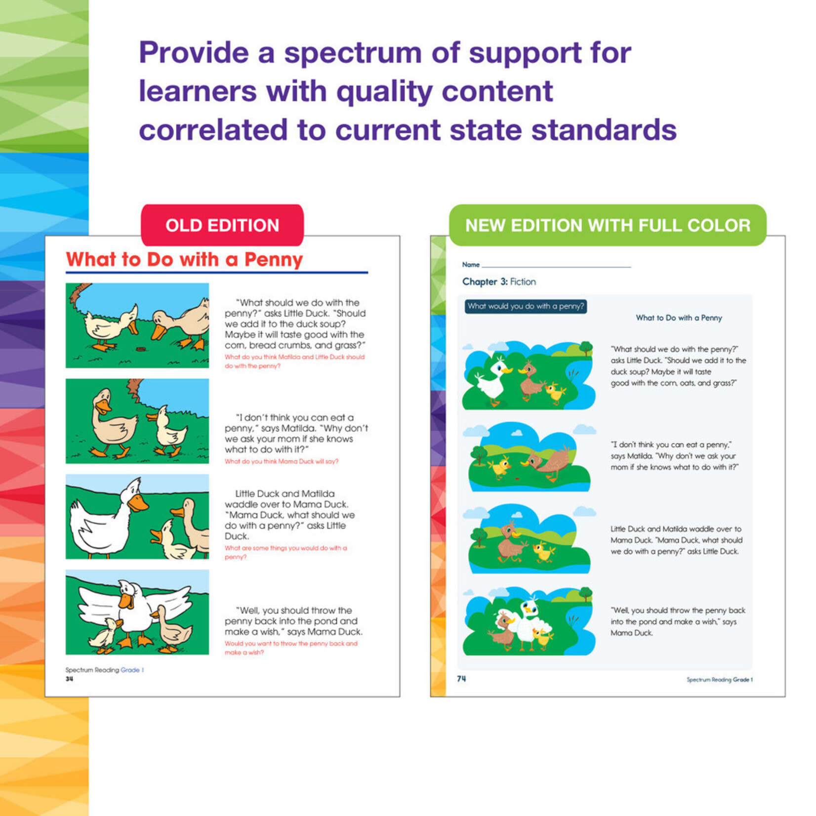 CARSON DELLOSA PUBLISHING CO Spectrum Reading Workbook Grade 1